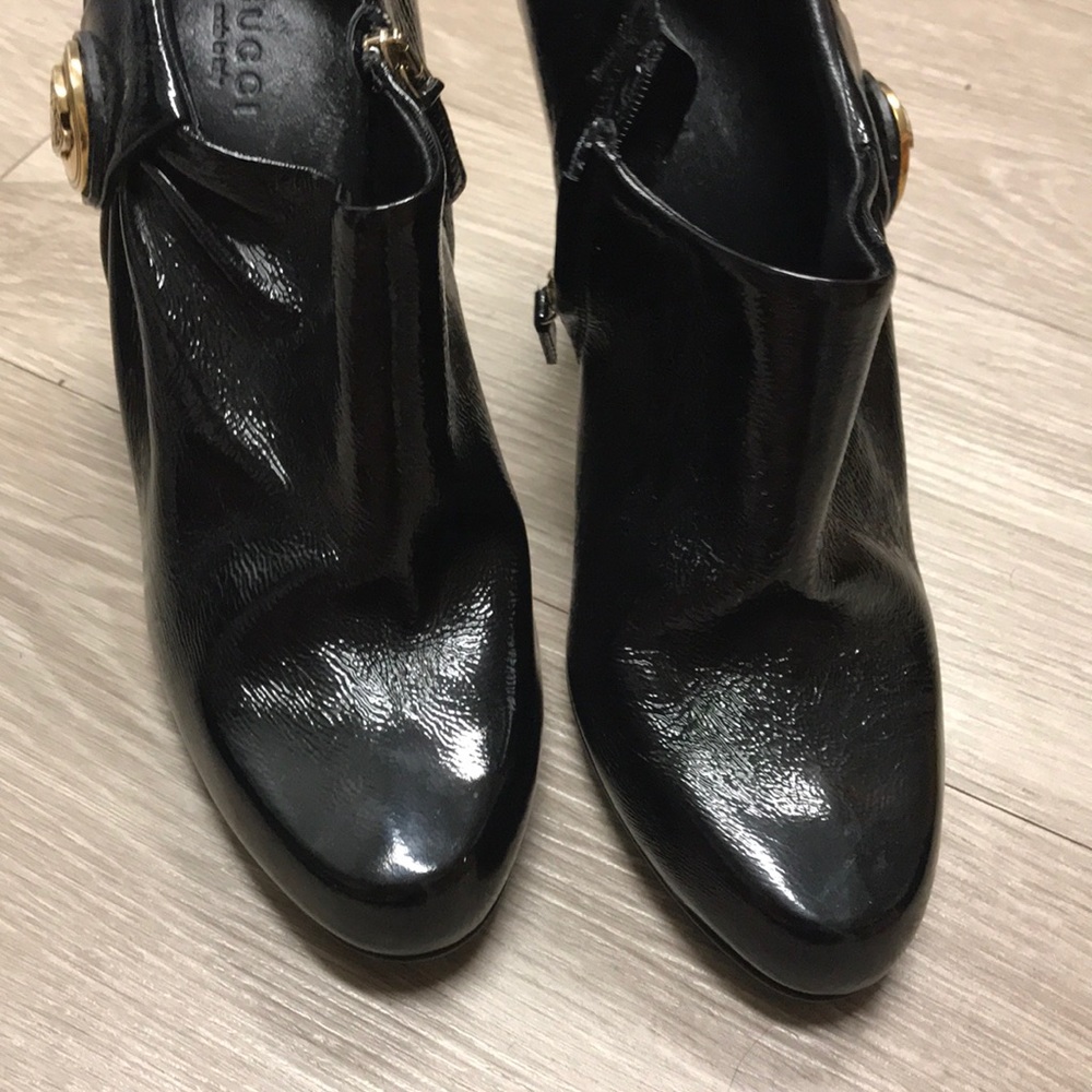 Gucci Patent leather heel boots - Picture 6 of 8